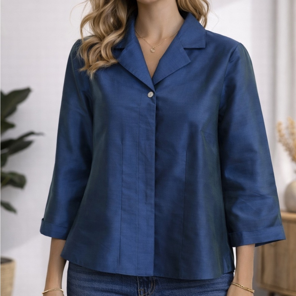 Valerie Stevens Silk Shantung Blouse SP